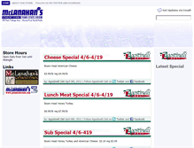 Tablet Screenshot of mclanahans.net